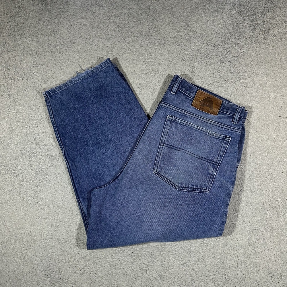 Vintage LA Gate Wide Leg Jeans Mens 42 Fits Like 38x28 Mid Wash #3813